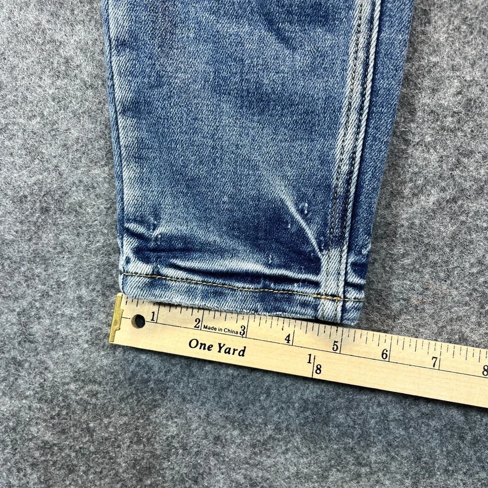 Kancan Womens Jeans Size 24 Clemence High Rise Distressed Mom‎ Jeans